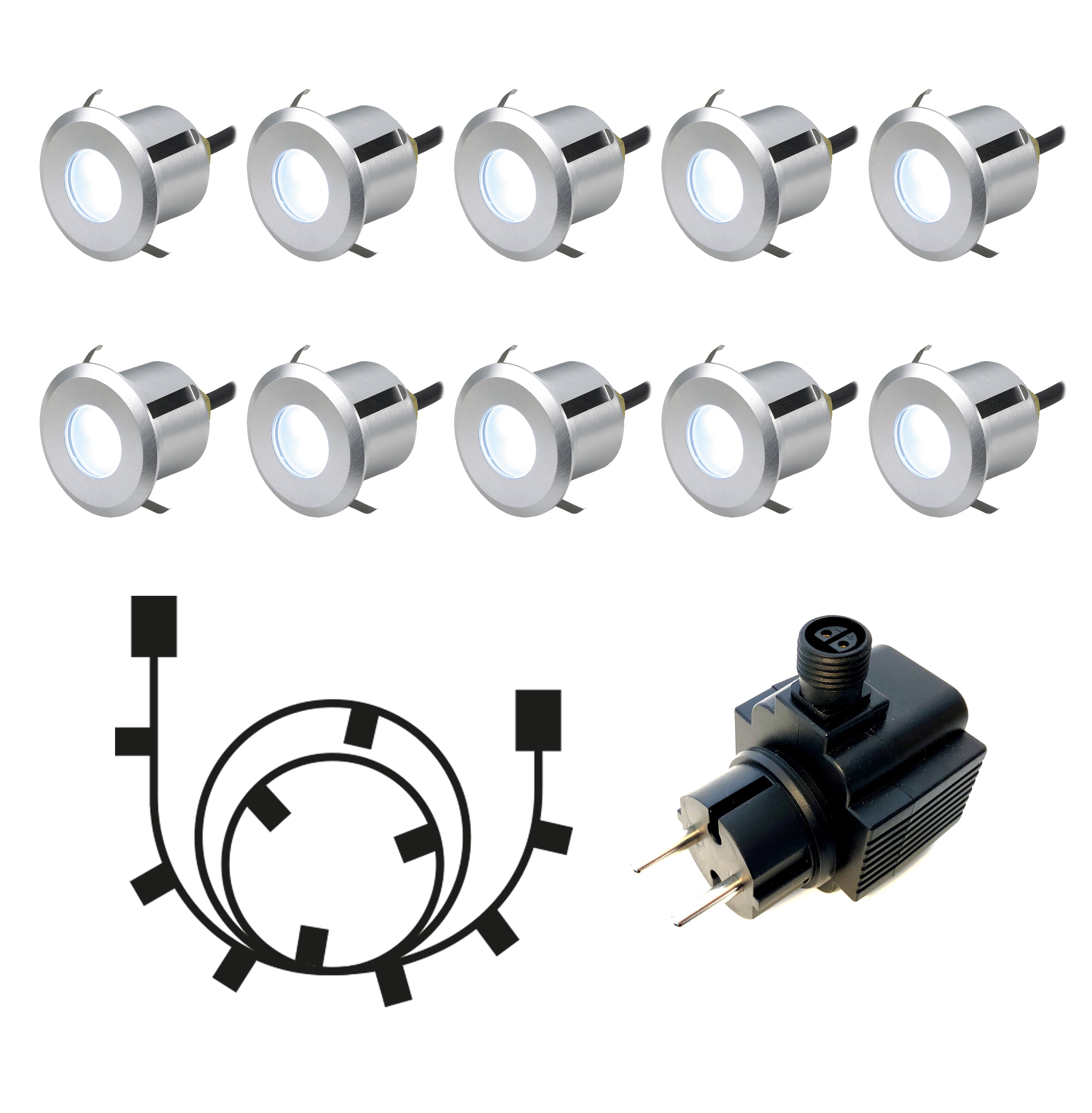 TERRA 10-pack deck lights