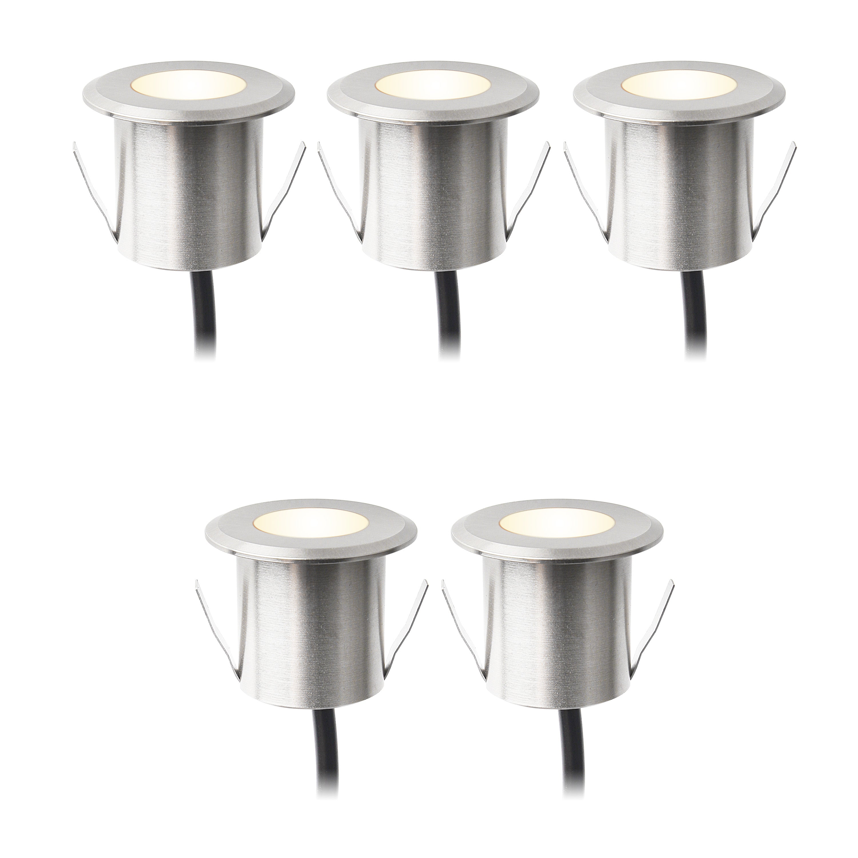 DEXTER x 5 deck lights (silver)