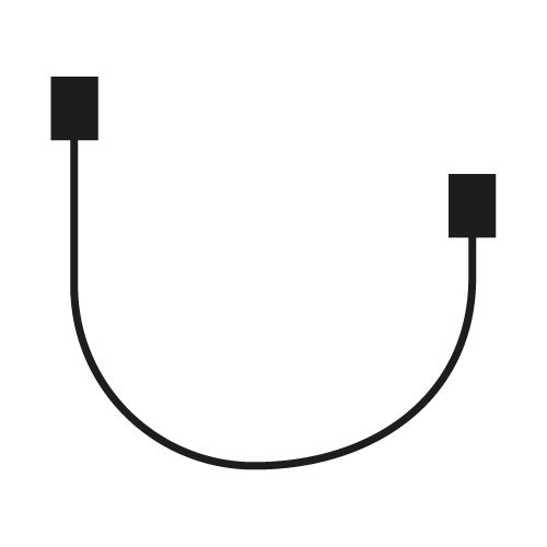 Extension cable 2.5m