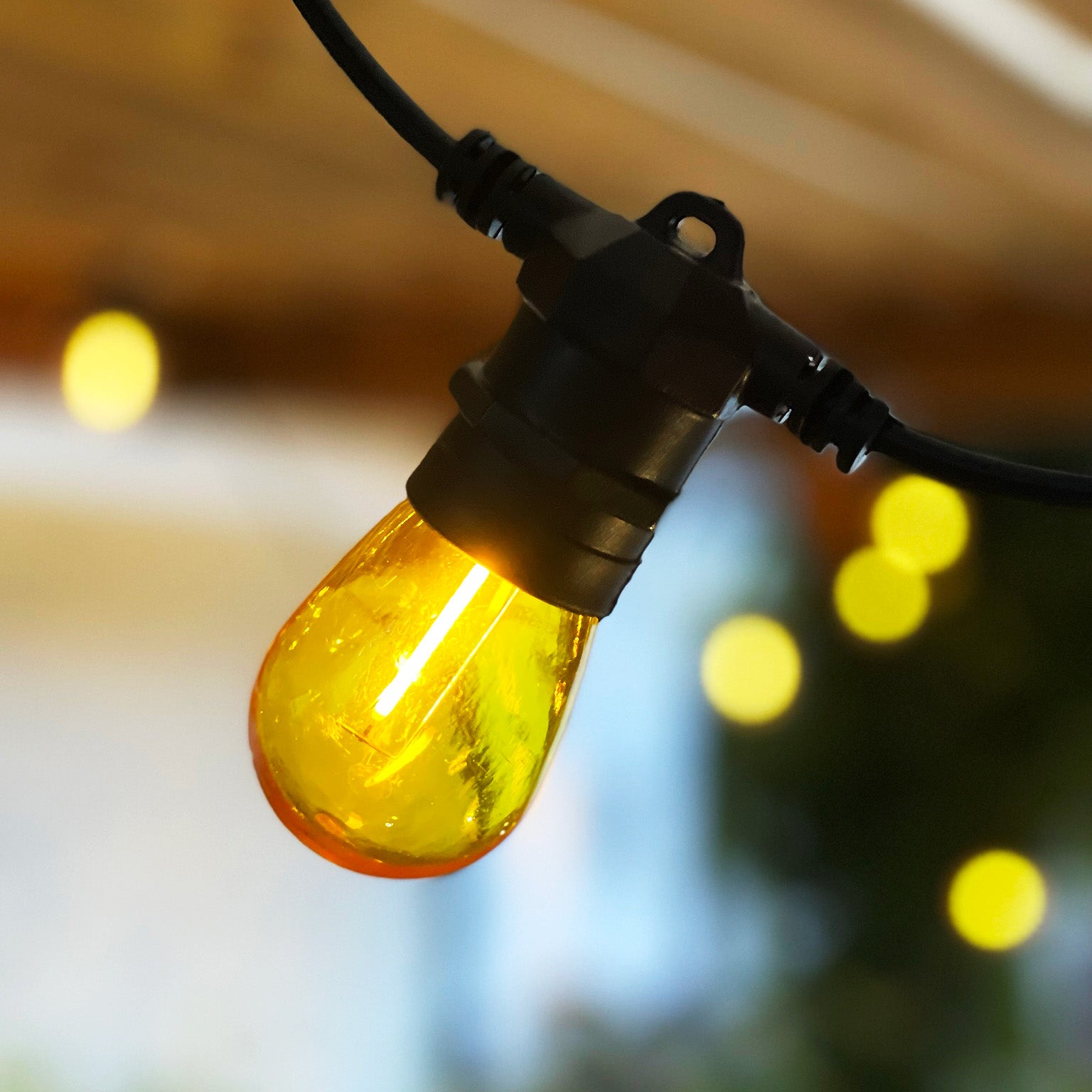 DECO BULB E27 12V ljuskälla (gul)