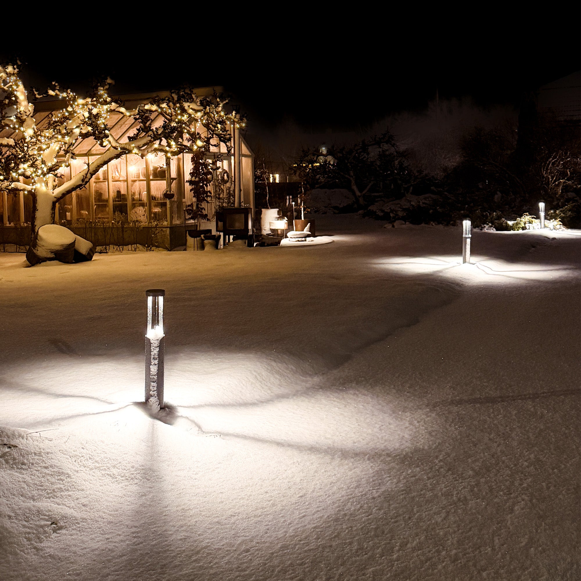 Helix lightson snowy