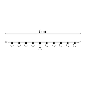 COSY festoon lights (vintage)