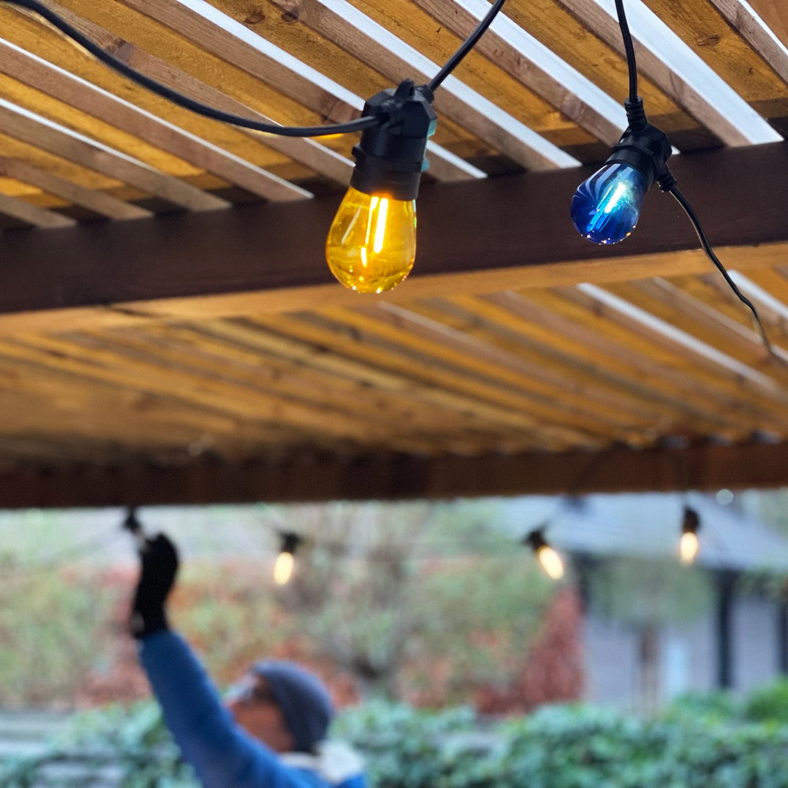 DECO BULB x 5, E27 12V (gul)